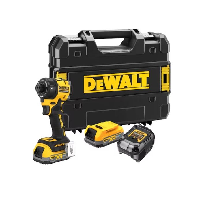 Visseuse à chocs Premium Hydraulique XR 18V Brushless DEWALT avec 1 batterie 18V 1.7Ah chargeur TSTAK DCF870E2T QW - vue 2
