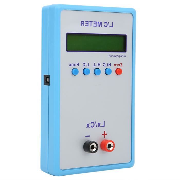 Multimètre LCR-P1 – Testeur De Transistor Et De Capacité, Compteur ESR Portable Avec écran 1.44", Batterie 300mAh, Charge USB-C