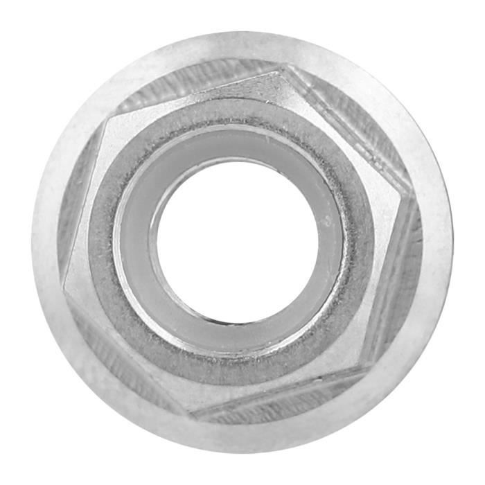 Kit D'écrous Et Rondelles De Sécurité Pour Vélo – M8, M9.5, M10 – Métal Durable, Compatible Route, VTT Et Pliants