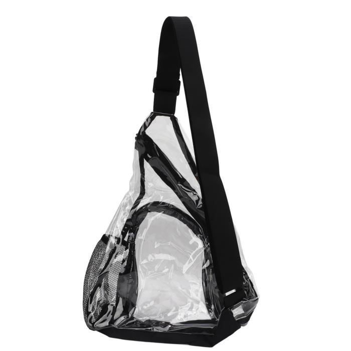 Sac ?� bandouli?�re transparent Sac de messager transparent en PVC sac ?� bandouli?�re clair pour 