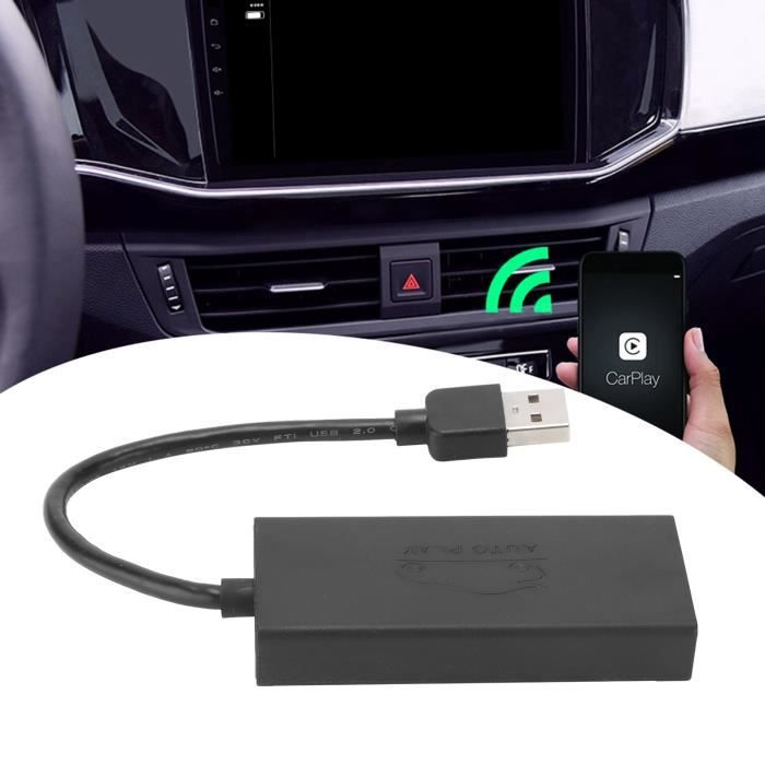 Adaptateur CarPlay sans Fil pour iPhone, Adaptateur CarPlay Wireless  Convertir CarPlay Filaire en sans Fil - Noir - Cdiscount Auto