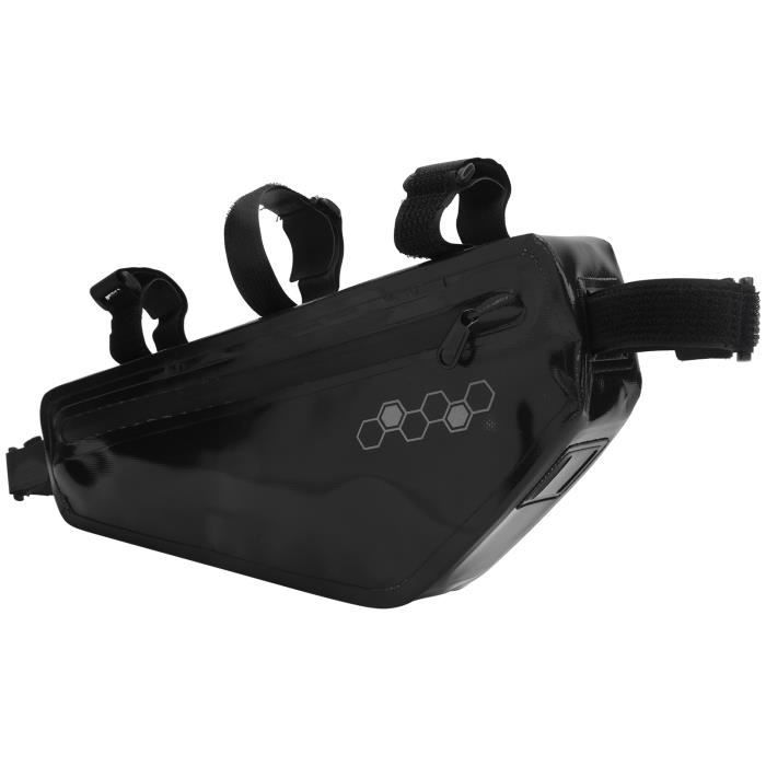 Sac De Cadre ROCKBROS 0,9L - Étanche - Pour Vélo Route/VTT/Électrique - Noir