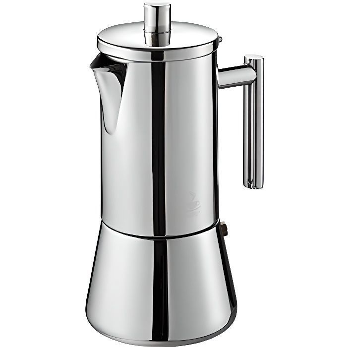 GEFU GE16390 Cafetière Italienne de 6 Tasses Acier Inoxydable INOX 145 x 105 x 22 cm GEFU GE16390 Cafetière Italienne de 6 Tasses Acier Inoxydable INOX 145 x 105 x 22 cm