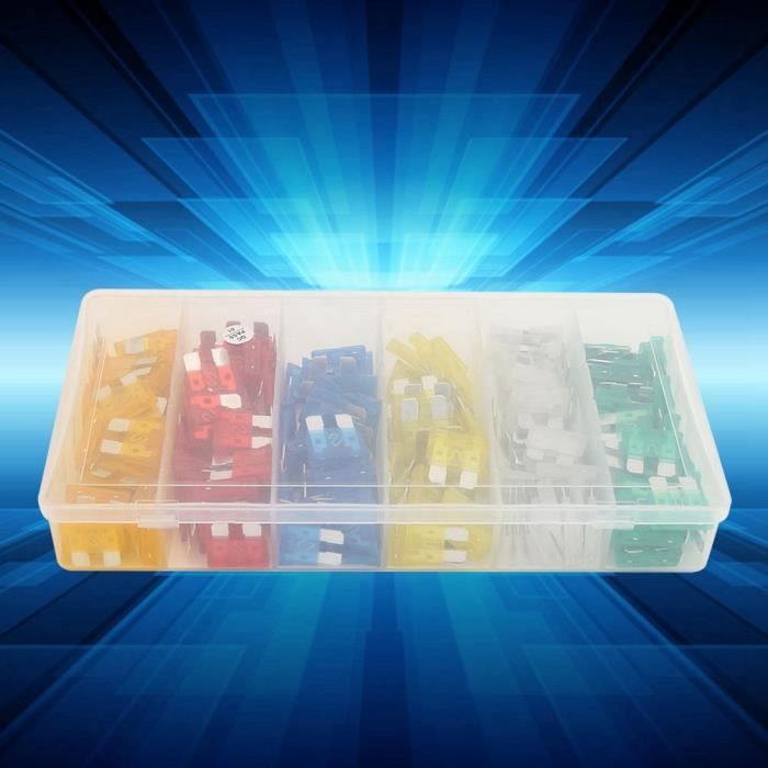 GOTOTOP Kit de fusibles Kit de fusible de lame 200 pièces en aluminium