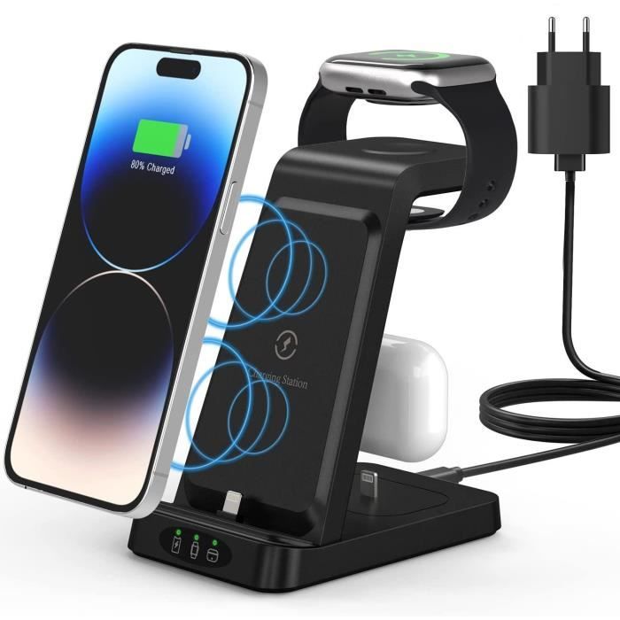 Swissten - Chargeur sans fil pour Apple Watch + PD iPhone