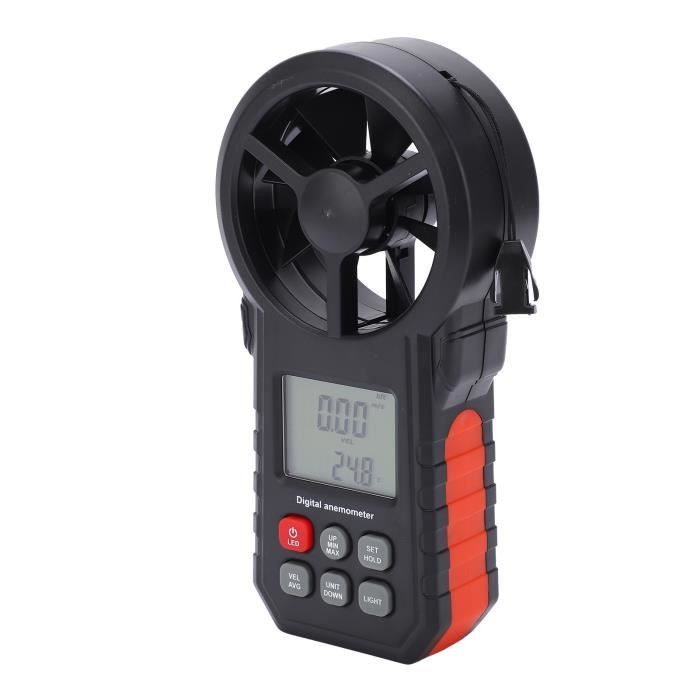 INFURIDER Anémomètre Portatif, Compteur CFM, Compteur de Vitesse du Vvent avec Bouton Tactile, Anémomètre Rechargeable pour le Débit d'air, le INFURIDER Anémomètre Portatif, Compteur CFM, Compteur de Vitesse du Vvent avec Bouton Tactile, Anémomètre Rechargeable pour le Débit d'air, le