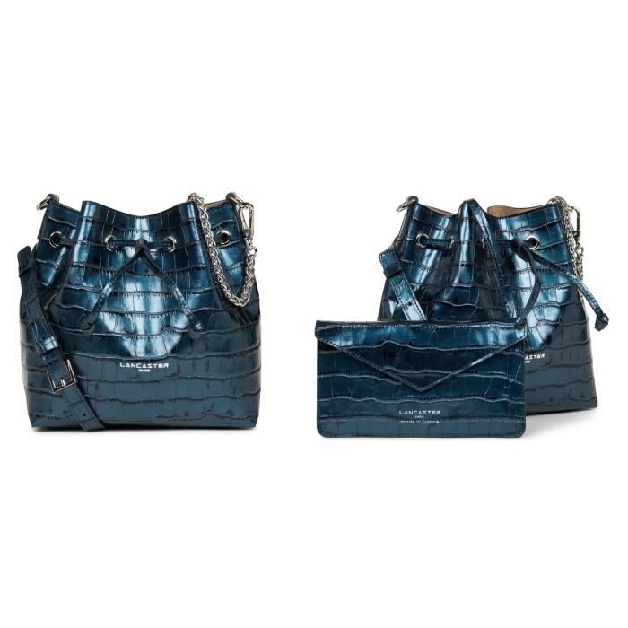 Lancaster Petit sac seau Femme Saphir Achat Vente