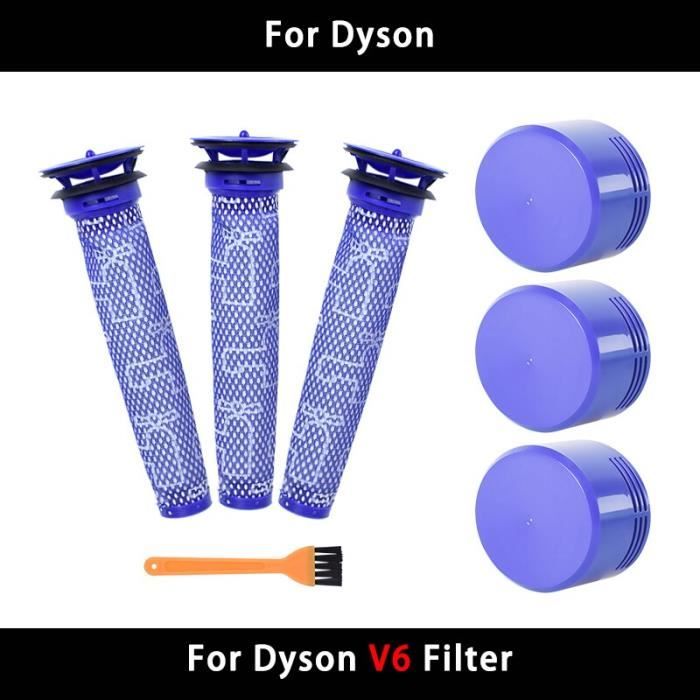 Pièces de rechange pour aspirateur Dyson V8 V10 V11 V6 pré-filtre et  Post-filtre brosse à tapis tête de vadrouille de remplacement c - Cdiscount  Electroménager