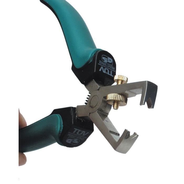 Pinze Spelafili Mannesmann 160 Mm - Per Taglio E Spellatura Cavi, Utensile Professionale E Fai-da-te - 4