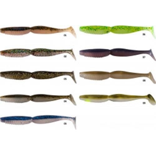 par 6 MEGABASS LEURRE Souple Super Spindle Worm 4-10CM
