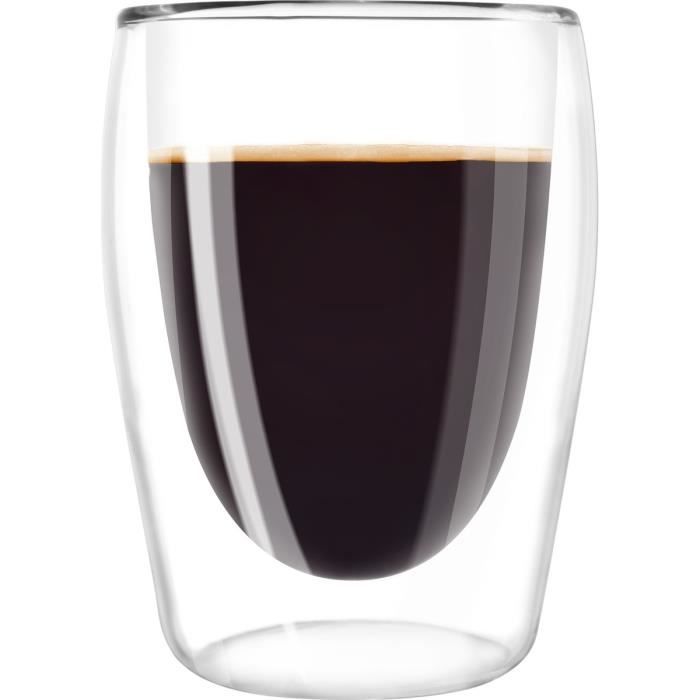 MELITTA Lot de 2 verres en borosilicate pour café long 200 ml - vue 2