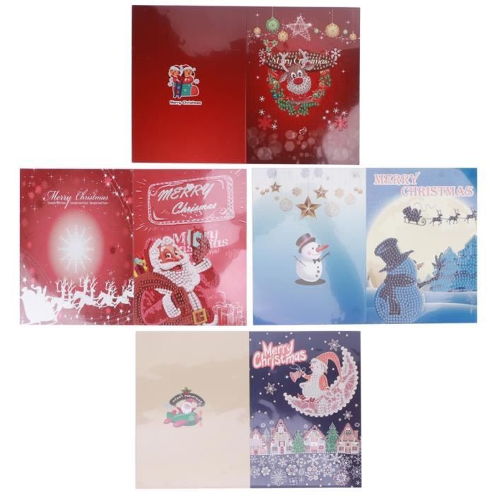 CXINLky Cartes De Noël Diamond Art Painting, Cartes De Noël