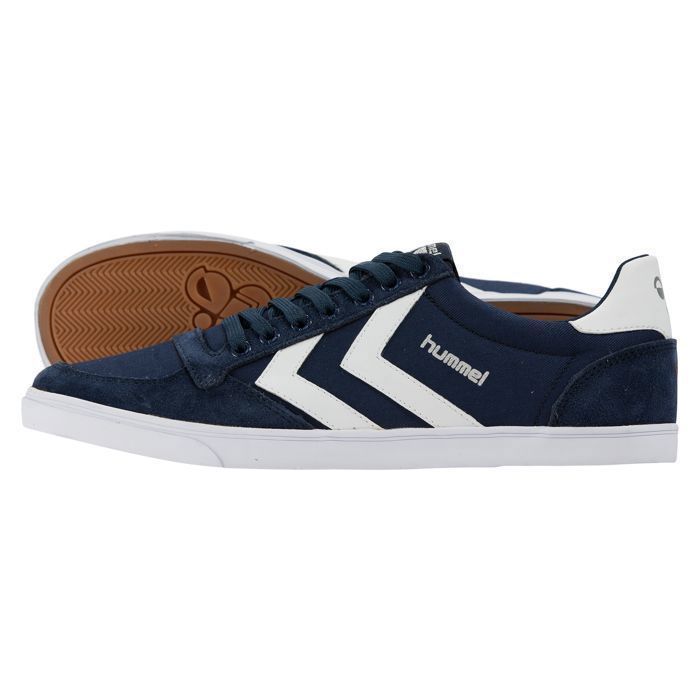 Baskets basses en toile - HUMMEL - Ten Star - Bleu - Homme Baskets basses en toile - HUMMEL - Ten Star - Bleu - Homme