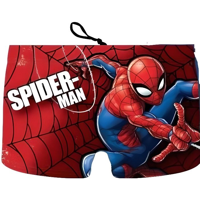 Spiderman Boxer Maillot De Bain Garçon