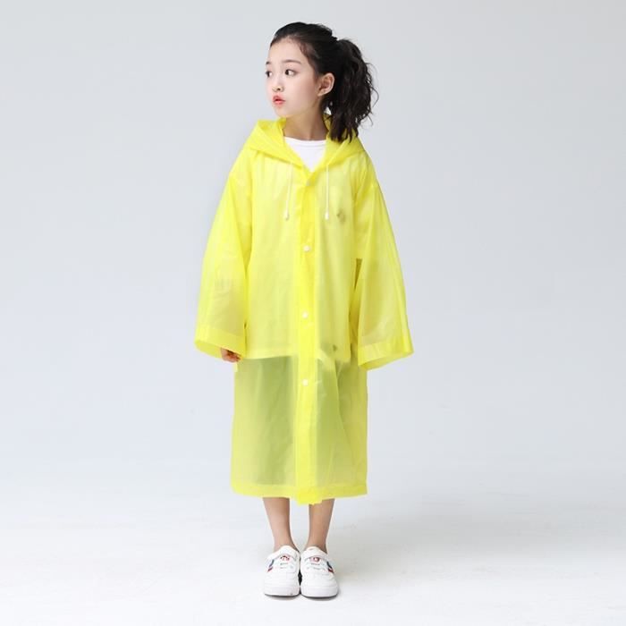 Manteau Pluie Coupe-vent Enfant Combinaison De Pluie Enfant Zorax - Imperméable Coupe-vent - Taille 7-8 Ans - Noir - Unisexe - Sac Inclus K-way Enfant Protection Pluie