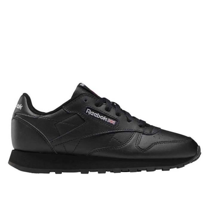 Reebok Chaussures de sport - REEBOK - Classic - Noir - Mixte/Enfant - Lacets - Synthétique
