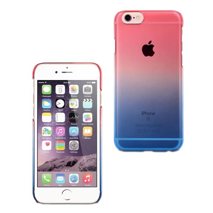 MUVIT LIFE Coque VEGAS Rose BLEU APPLE IPHONE 6/6S