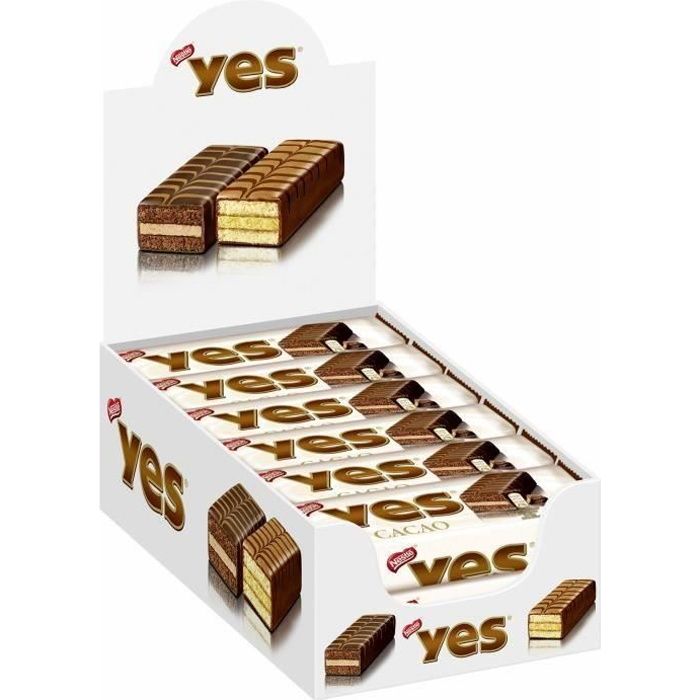 Nestlé YES cacao, gâteau, 24 pièces