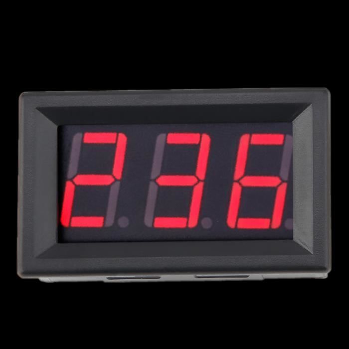 Multimètre AC Numérique 3 En 1 - Mesure Tension (50-500V), Courant (1-120A), Fréquence (10-99,9Hz) - Pour Usage Domestique Et Pro