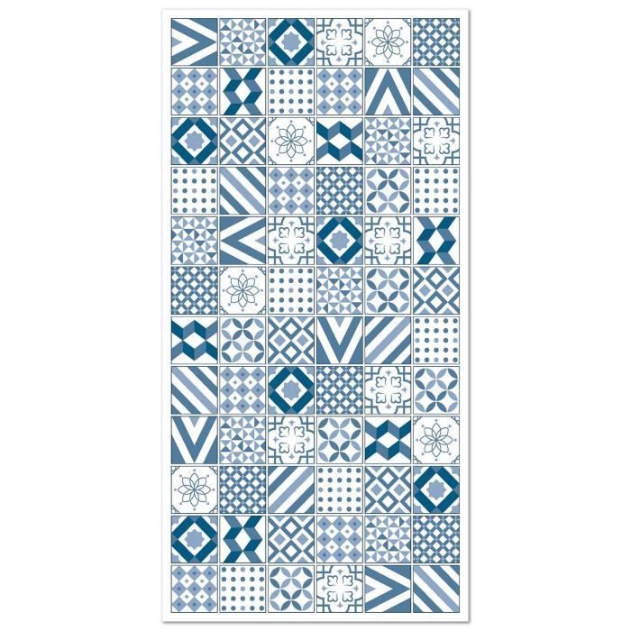 Panorama Tapis Sol - Modèle Carreaux Ciments Séville Gris 120x160 cm - Tapis Vinyle de Cuisine, Chambre | Leroy Merlin