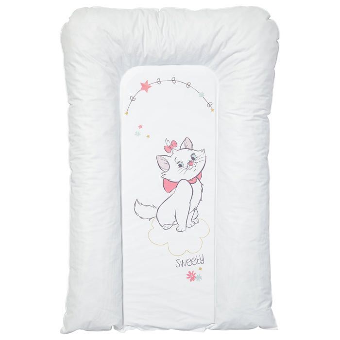 Matelas à langer flocons rose 50x70 cm Les Aristochats DISNEY