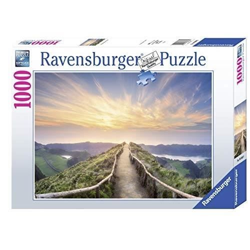 Puzzle 1000 pièces - Ravensburger - Paysage de montagnes - 70x50 cm - Fabriqué en Allemagne - Multicolore