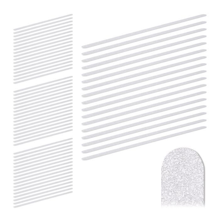 68 x Anti Rutsch Streifen, 60 cm lang, Kunststoff, für Dusche & Treppe,  selbstklebend, Anti-Rutsch-Sticker, transparent - Cdiscount Maison