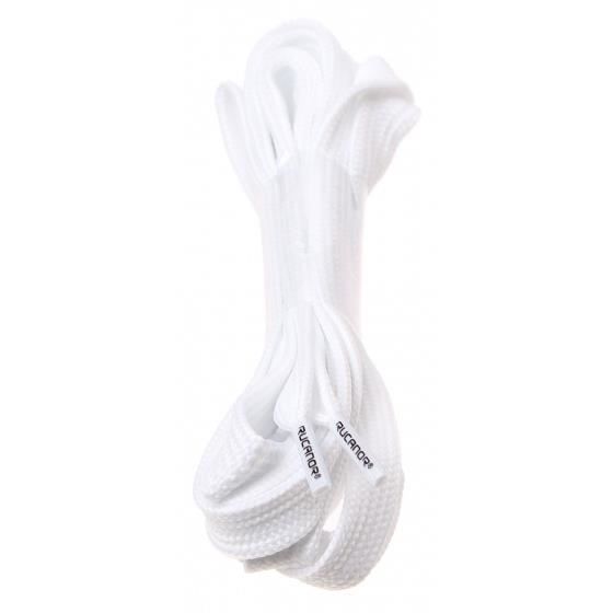 Lacets cheap plats blancs