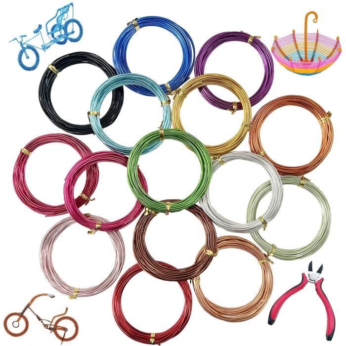 Fil Pour Bijoux - Argenté - 0,4 Mm - Longueur 20 M - Mixte - Fil En