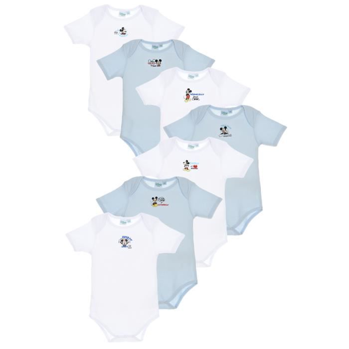 gar/çons Essentials Lot de 6 Bodies sans manches pour b/éb/és