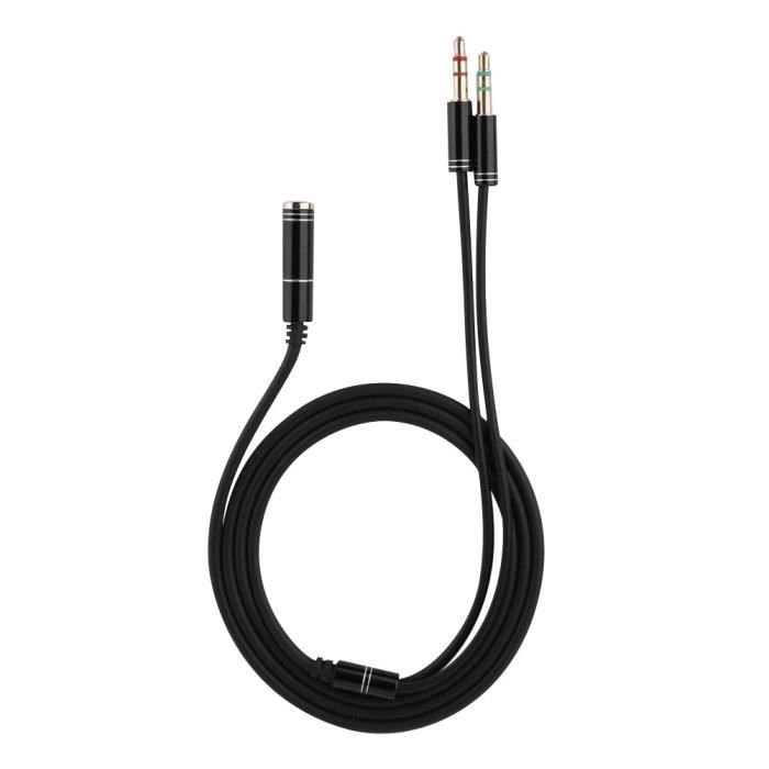 NEDIS Interrupteur Audio Analogique 2x Jack 3,5mm - Commutateur Casque Haut-Parleurs