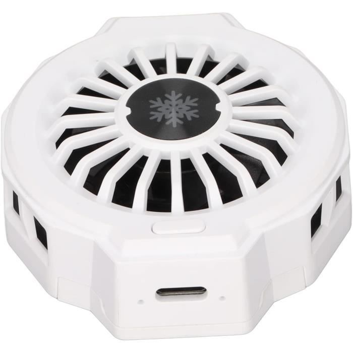 TRILINK Refroidisseur De Téléphone Avec Batterie Rechargeable, Ventilateur De Refroidissement De Téléphone Pour Jeux Compatible Avec Tous Les Types De Smartphones IPhone Android, Radiateur De