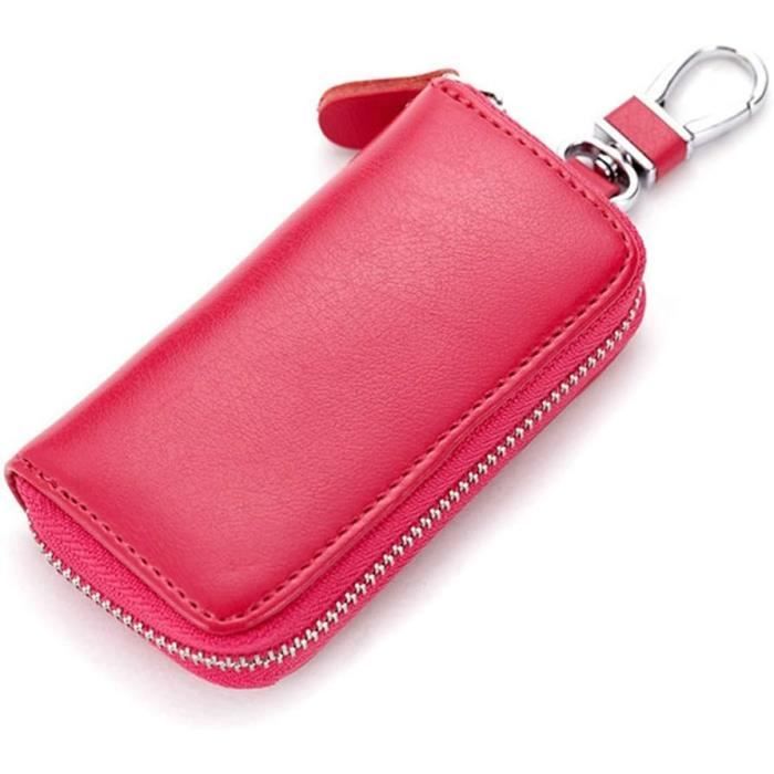 Porte-Clés De Voiture En Cuir,Etuis Porte Clés Cuir,Pochette Porte Clef  Cuir Avec Porte-Clé Voiture Sac Étui Porte-Carte De C[P471] - Cdiscount  Bagagerie - Maroquinerie