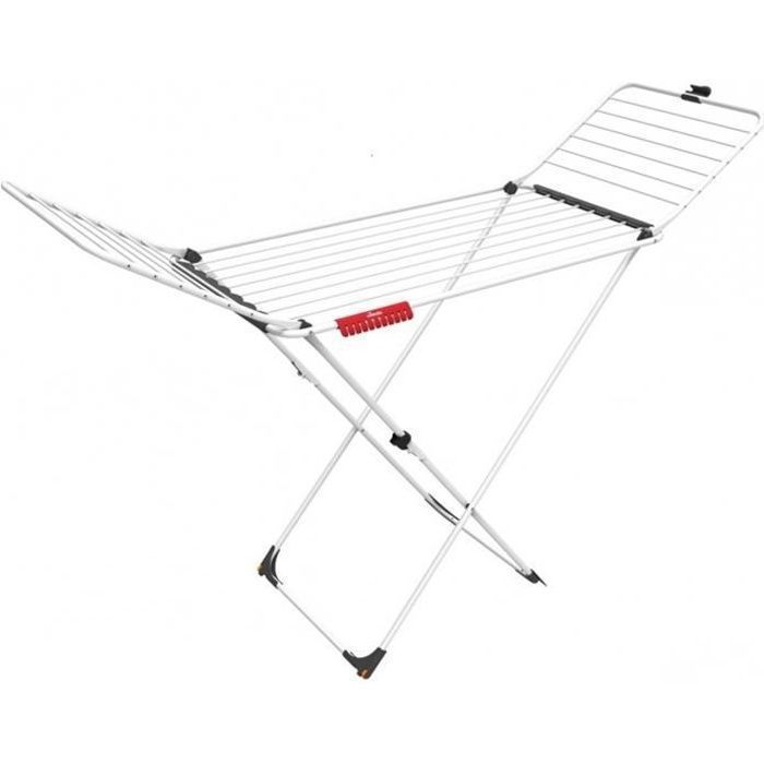 Séchoir à linge - VILEDA - Extra - 20m de séchage - Aluminium - Protection anti-rayures