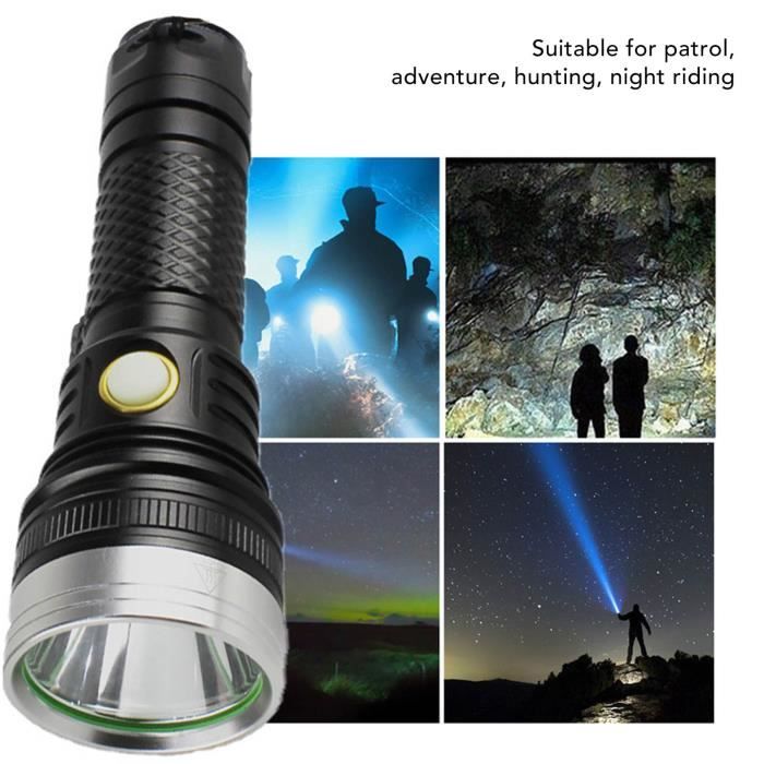 Lampe de poche LED Super Bright 1500 lumens 500 mètres Lampe