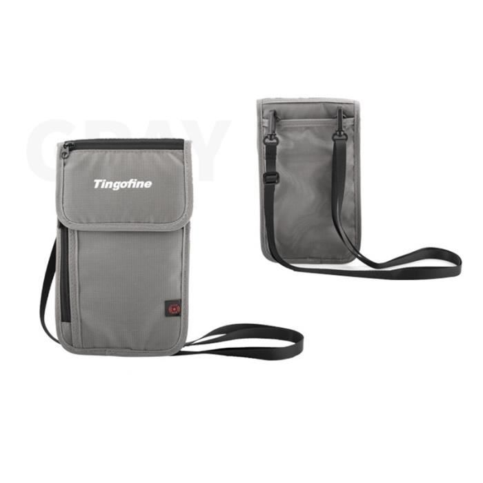 Portefeuille Porte-passeport En Cuir Kodiak - Marron Foncé - Occasion - Organiseur De Voyage