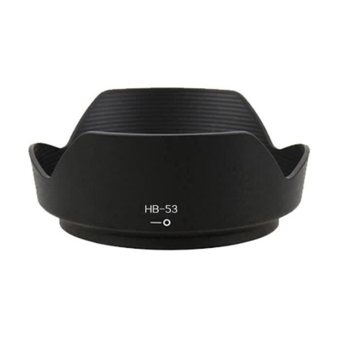 Pare-soleil (HB-53) En Plastique Noir Pour Objectif Nikon AF-S 24-120mm F/4G ED VR - Protection Contre L'éblouissement Et Les Chocs