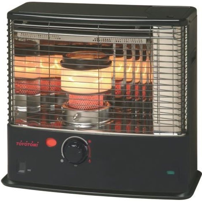 Poêle à Pétrole à Mèche Double Combustion Qlima R8128sc