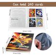 Porte Carte ,  Carte Album, Classeur pour , Livre de Cartes Livre de Cartes de Collection Pokémon, 30 Pages Cap-1