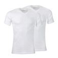 ATHENA Lot de 2 Tee-shirts  col V  Eco Pack Blanc HOMME-1