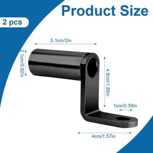 DAOKAI Kit Support Moto 18-32mm - Pour Barre LED, Phare Antibrouillard, Projecteur Universel