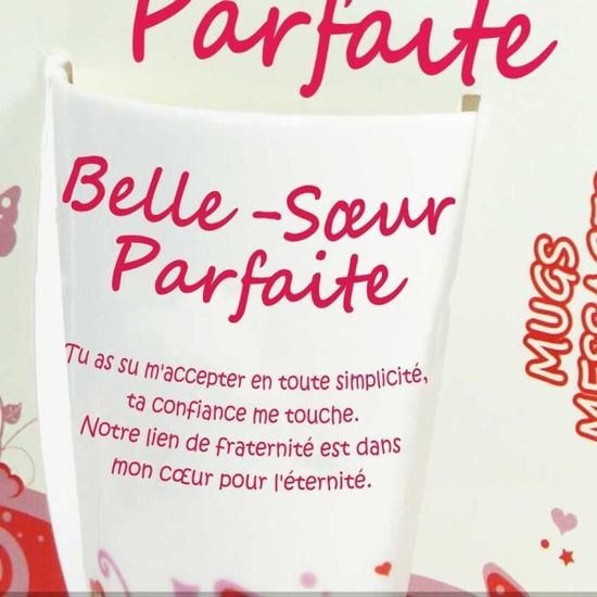 Mug Belle Soeur Parfaite Message Cdiscount Maison