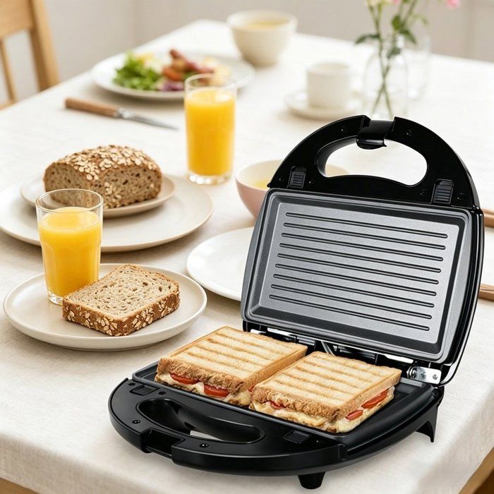 SEFAMA ANCIEN MOULE à Croque-Monsieur Gaufrier Double Réversible Fonte Aluminium EUR 32,90 - FR