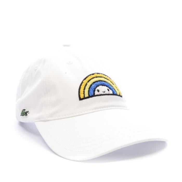 Casquette Blanche Homme Lacoste RK0098 Cdiscount Pr t Porter