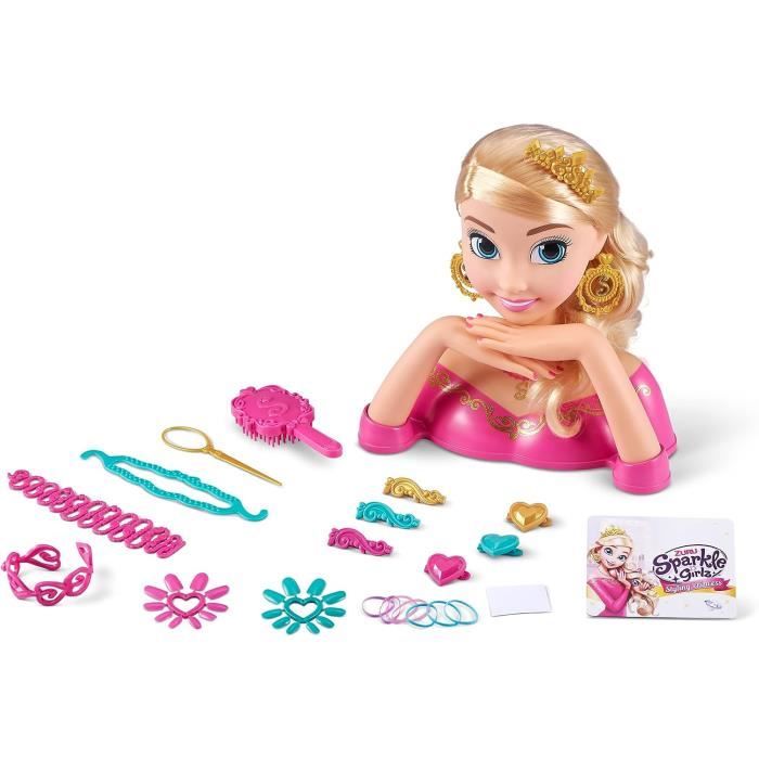 Tête à coiffer Barbie - TIE-DYE Deluxe Styling Head - Accessoires inclus