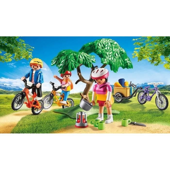 PLAYMOBIL 6890 - Summer Fun - Cyclistes avec Vélos et Remorque