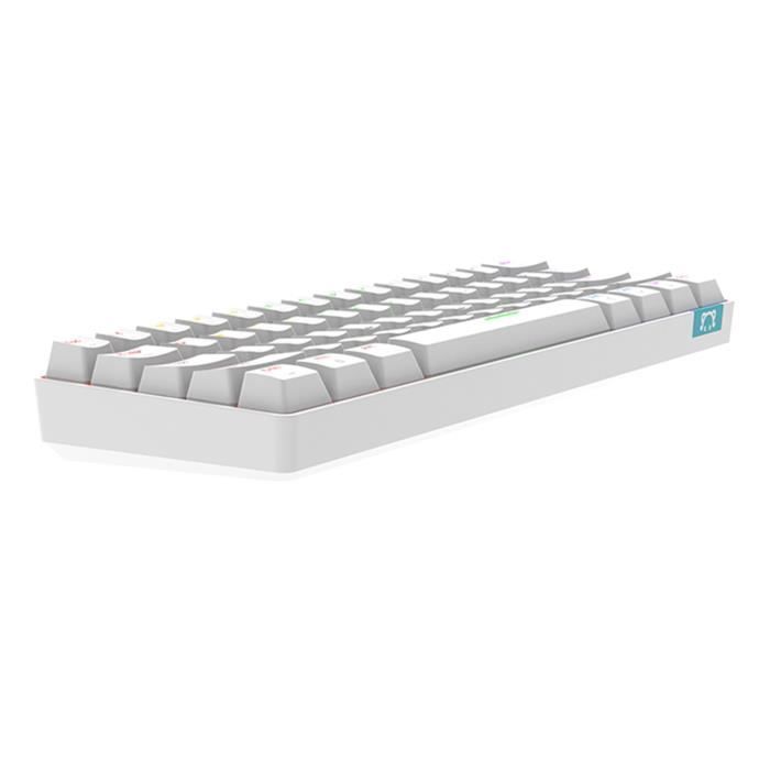 Kit de clavier mécanique RGB sans fil, blanc Transparent, joint, bouton  rotatif, interrupteur à prise échangeable à chaud avec 3/5 broches, 75  touches -  France
