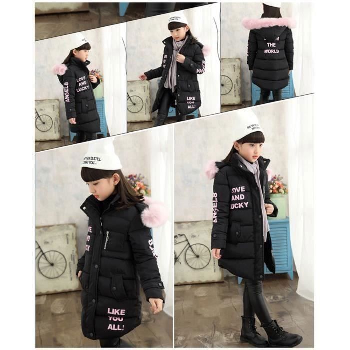 Veste Cape Bébé Fille Runhomal - Fausse Fourrure - Hiver/Automne - Tailles 0-6 Ans - Lavage Main