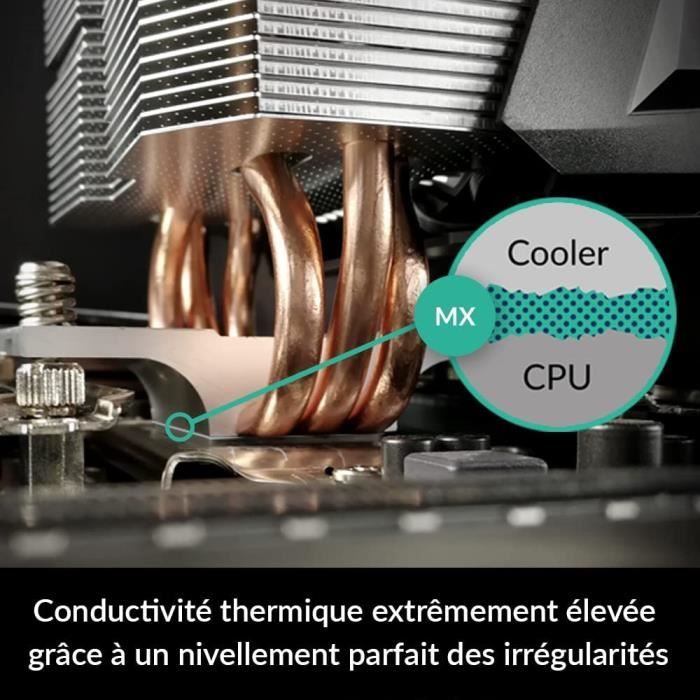 MX-4 (20g) - Pâte thermique de haute performance pour tous les processeurs  (CPU, GPU - PC, PS4, XBOX), conductivité thermique [11] - Cdiscount  Informatique