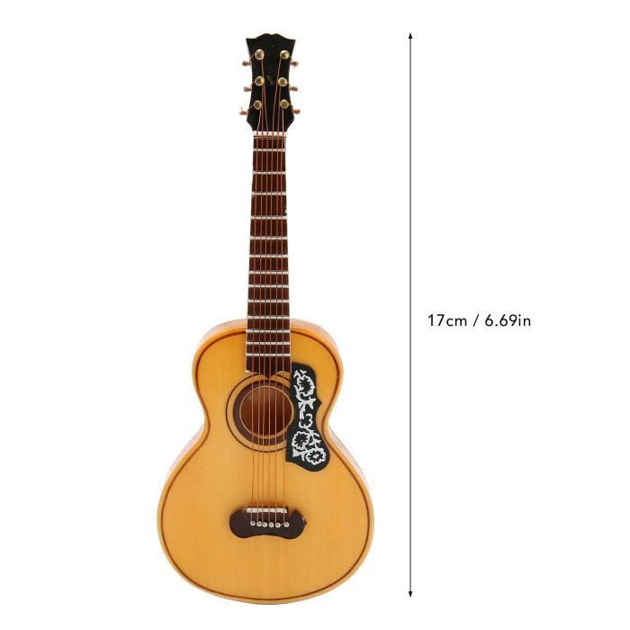GOO® modèle de guitare miniature Mini modèle de guitare en forme de